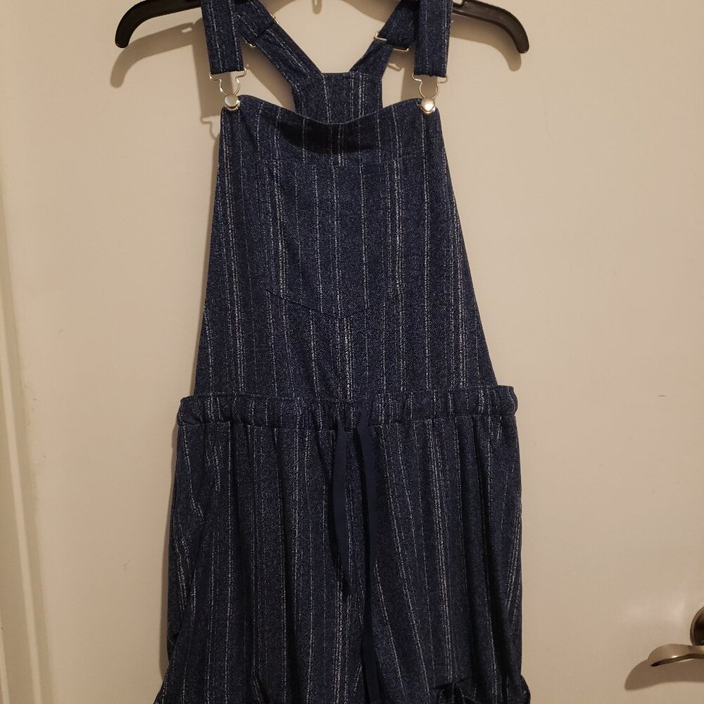 Blue Overalls, Soft Material for Women - SIze Xlarge!